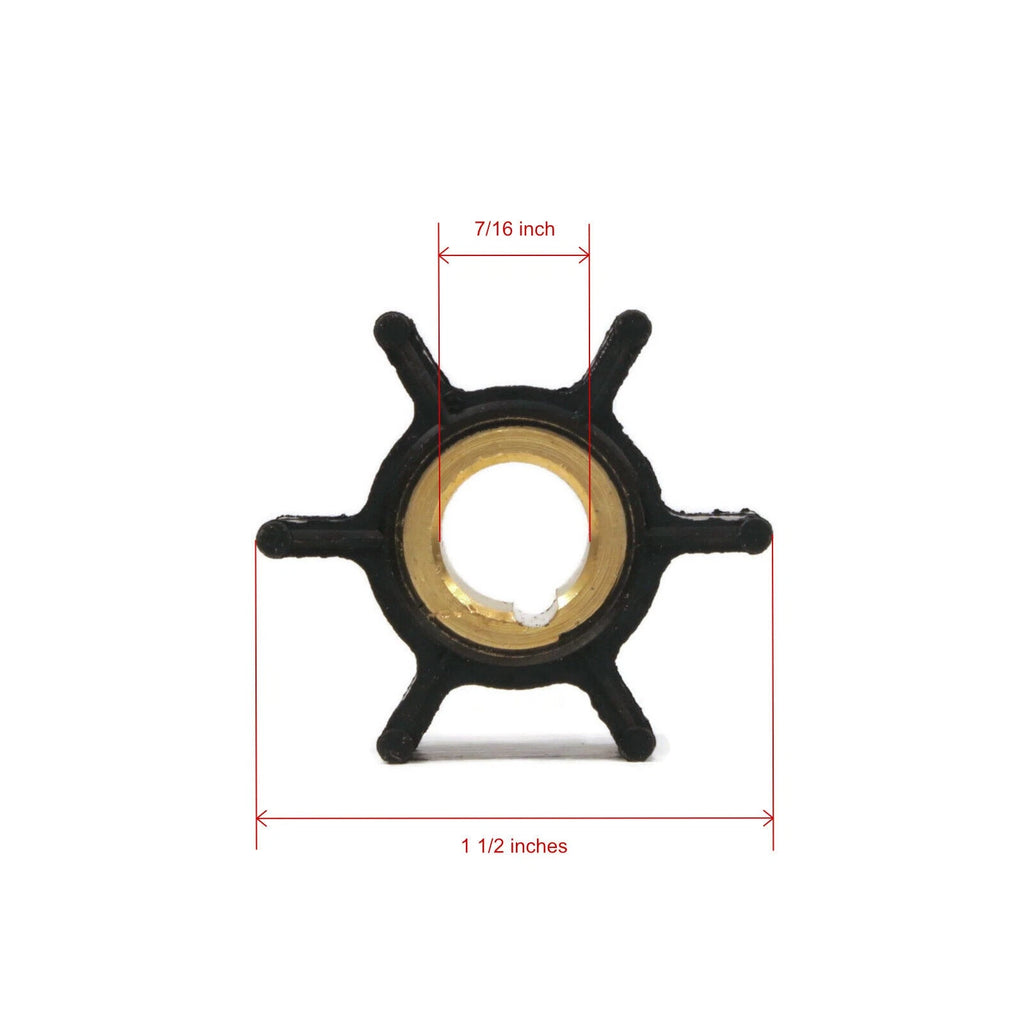 Water Pump Impeller Repair Kit for Johnson Evinrude OMC (0396644, 396644, 18-4529)