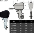 Outboard Motor Cover for 100-150HP Engines (Waterproof, Heavy-Duty)
