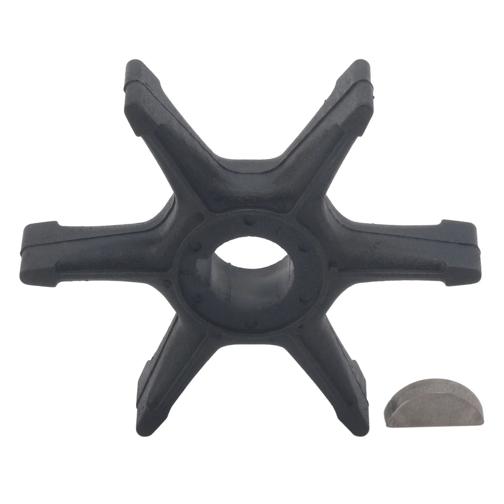 Water Pump Impeller & Key for Yamaha 20-25 HP Outboard Motor (2-Stroke)