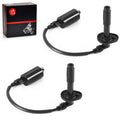 2X Ignition Coil & Spark Plug Cap for Kawasaki EX250F Ninja 250R (1988–2007)