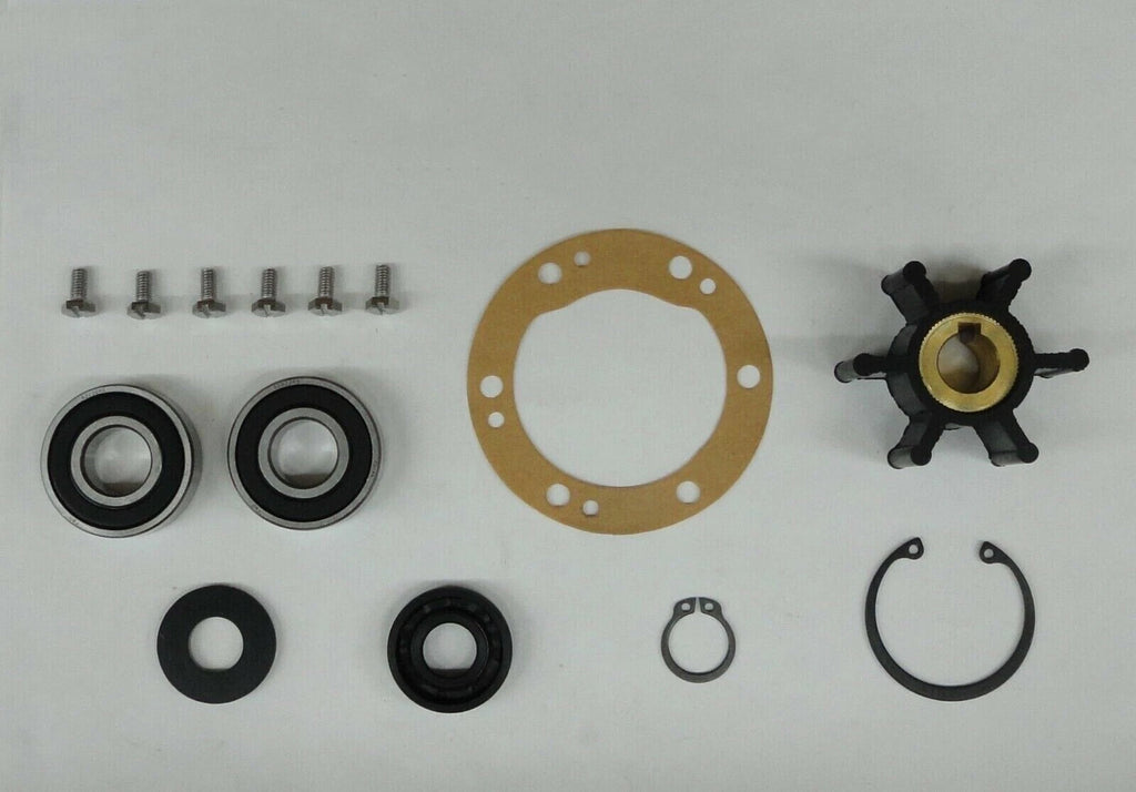 Sea Water Pump Repair Kit for Yanmar 3GM 3GMF 3GM30F (2.75" OD Gasket)