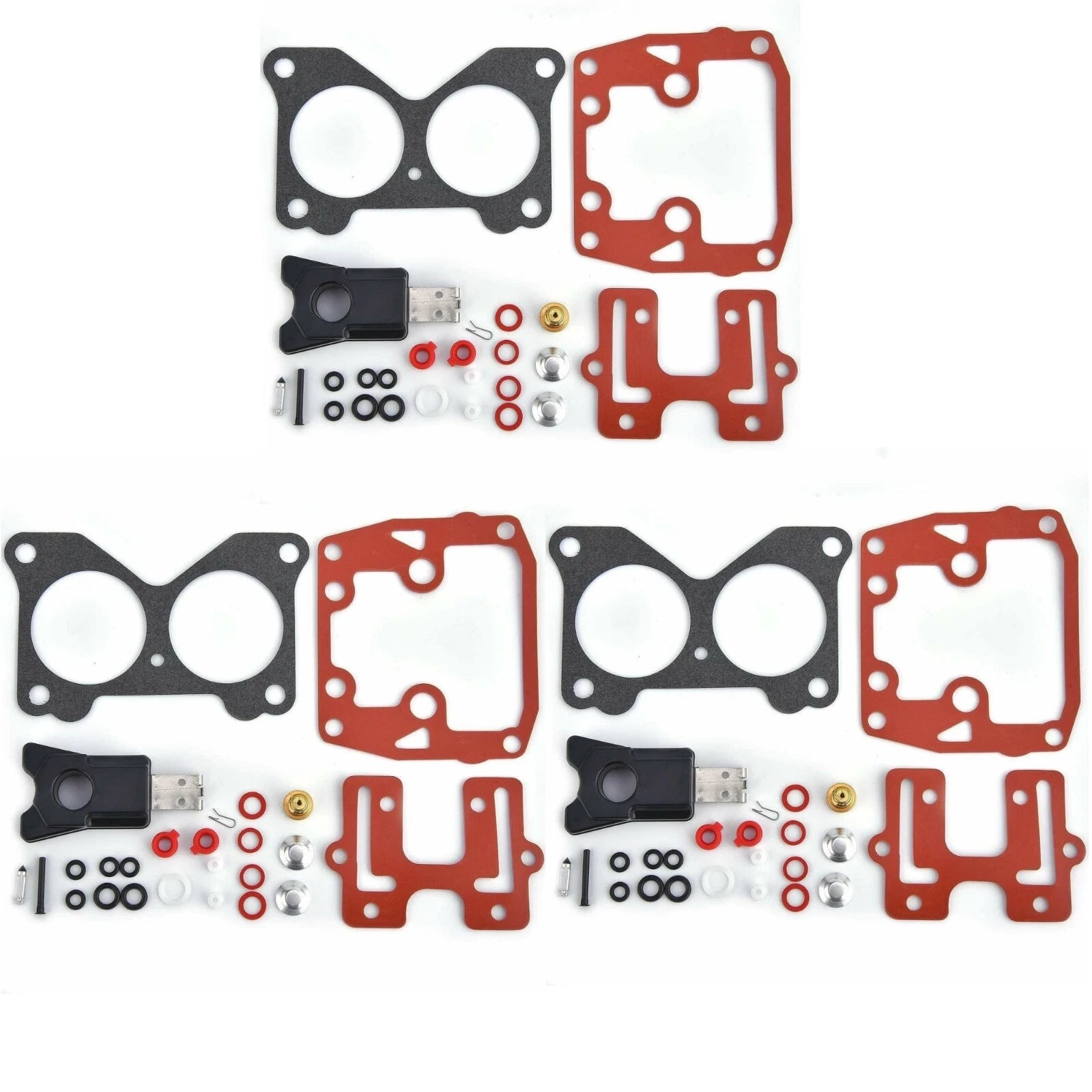 3X Carburetor Rebuild Kit for Johnson Evinrude V4 (1985–1990) 439076