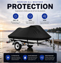 Jet Ski Cover for Sea Doo GTI (1997–2001) PWC Watercraft Black