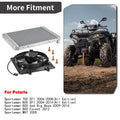 Aluminum Radiator & Cooling Fan for Polaris Sportsman 700 (2002–2006)