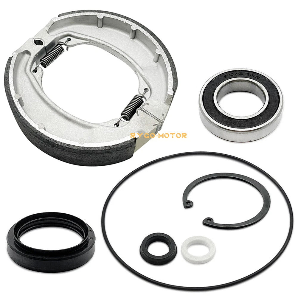 Rear Brake Shoes & Bearing Seals Kit for Honda Recon 250 TRX250TE/TM (1997–2022)