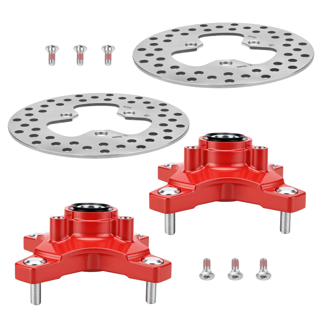 Front Wheel Hubs & Brake Discs for Honda Sportrax 400 TRX400EX (2002–2008)