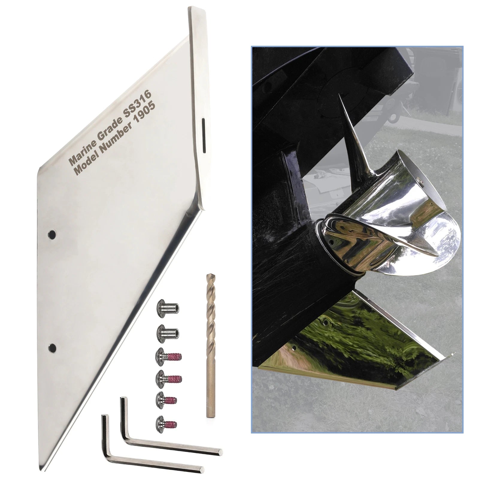 Skeg Guard for Mercury 200-250HP Optimax & Pro XS (27211)