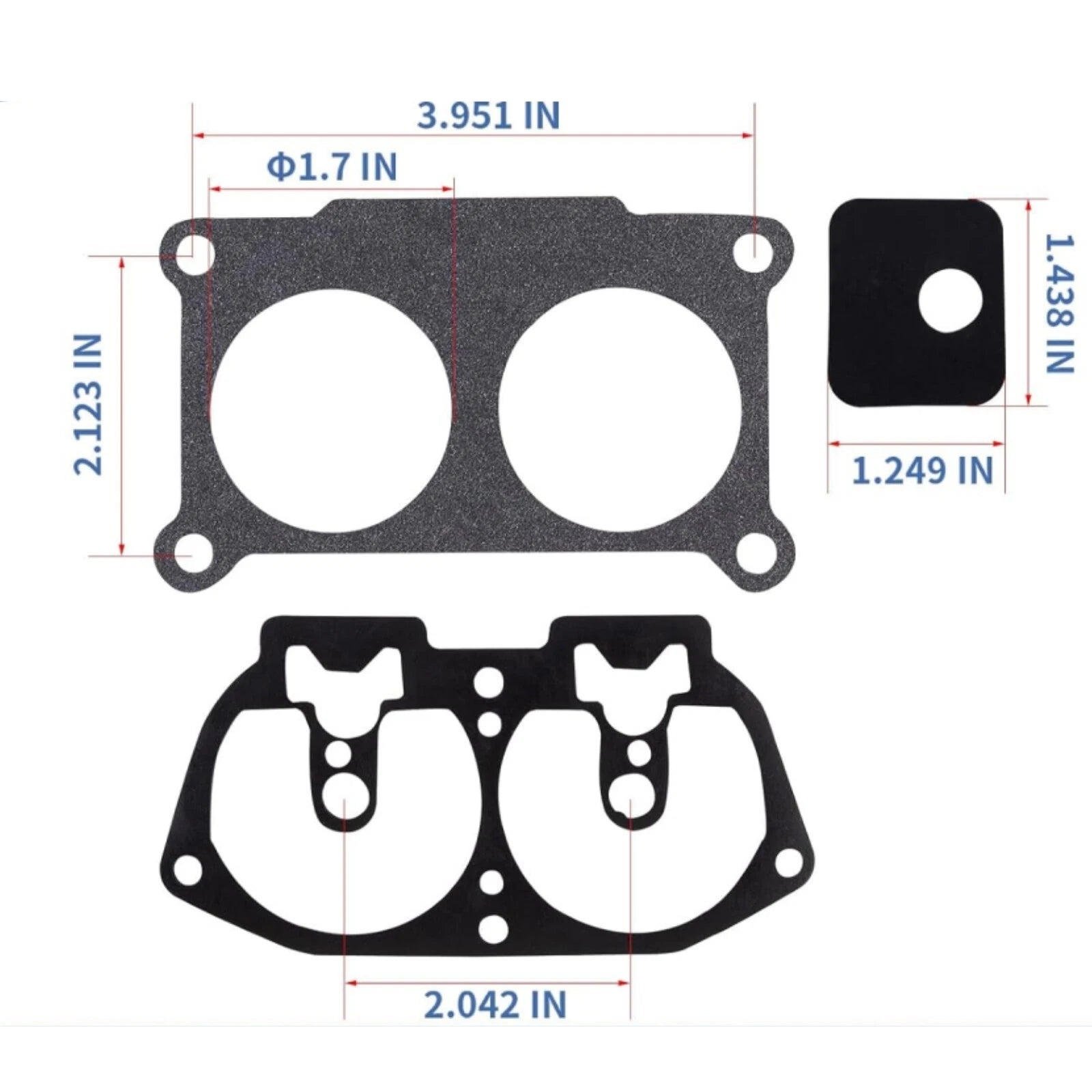 2X Carburetor Rebuild Kit for Yamaha Outboard V-6 150 175 200 225 HP (1986–1995)