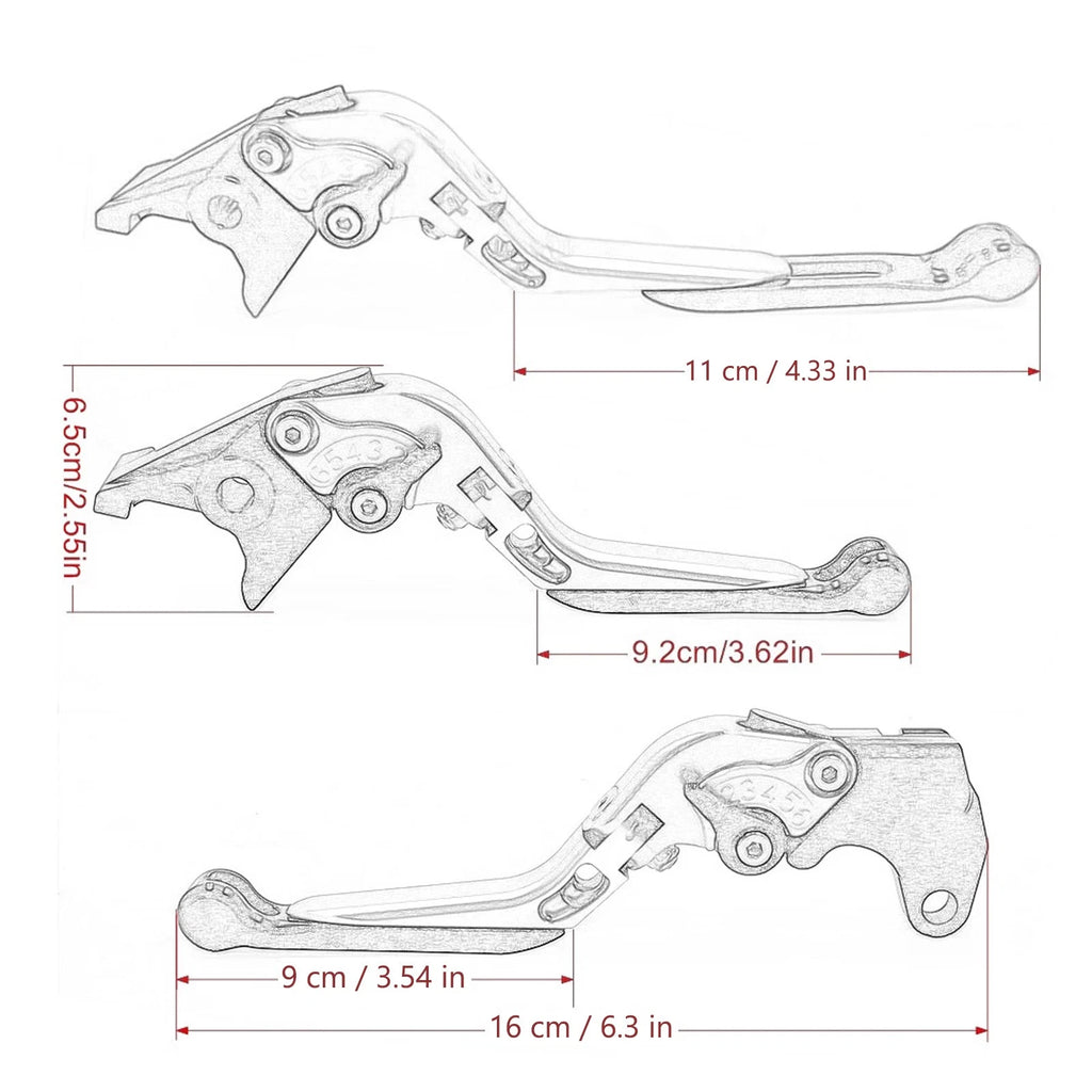 Adjustable Clutch Brake Lever for Honda CRF1100L Africa Twin (2022–2024) a13