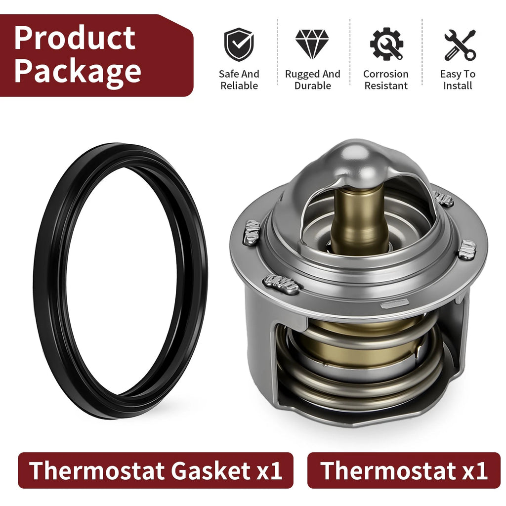 Thermostat for Kawasaki Bayou 400 KLF400B 4x4 (1993–1999), Prairie 400 (1997–2002)