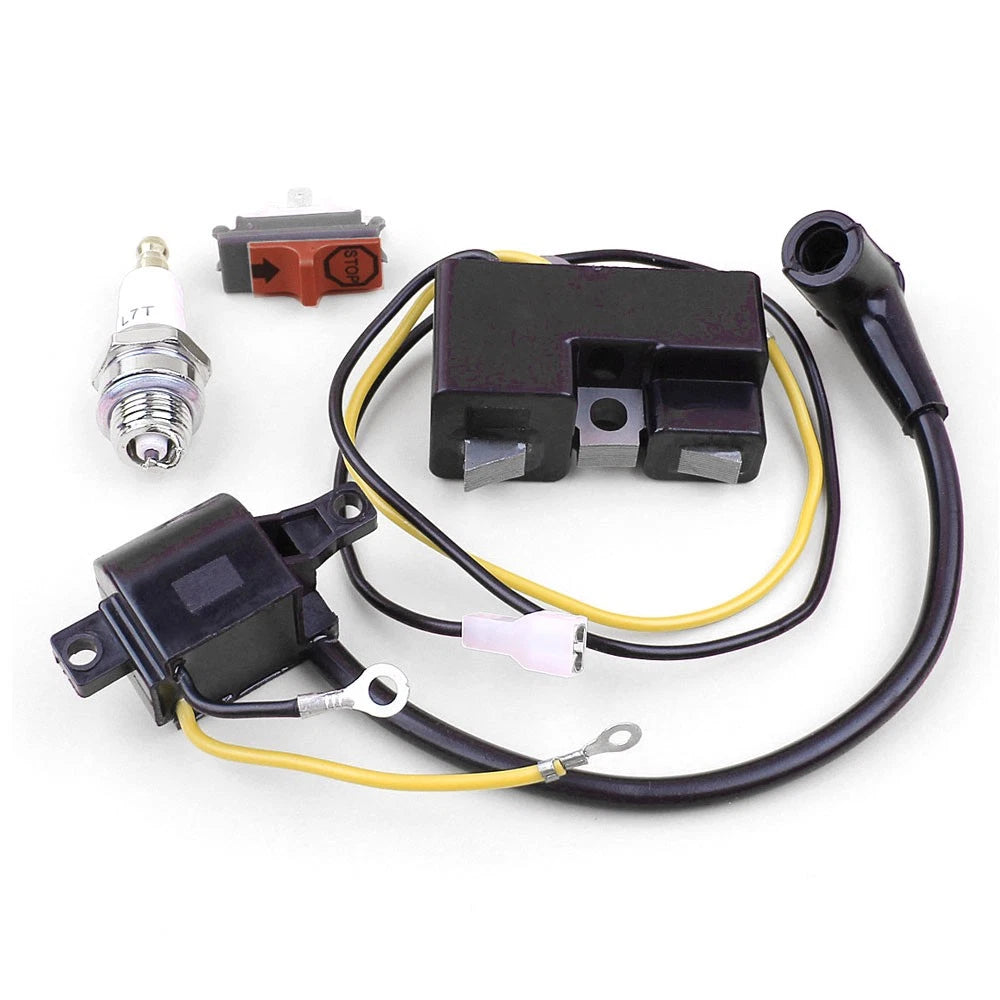Ignition Coil Switch Set for Husqvarna 61 66 162 266 (Old Model)