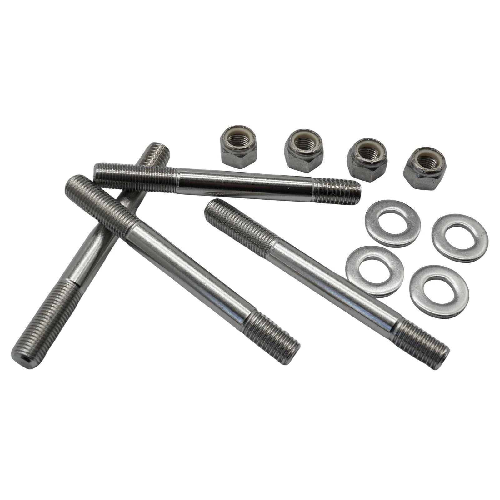 Set of 4 Gimbal Housing Studs 4.25" for Mercruiser Bravo 1 2 3 (16-866563, 16-818834)