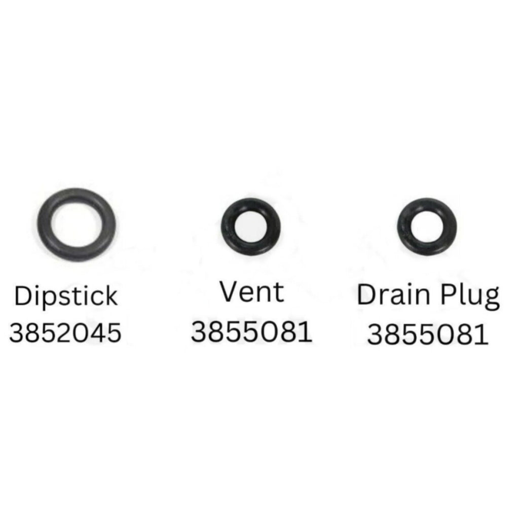 Set of 2 Gearlube O-Rings for Volvo Penta Duoprop DPS-M Drive (3852045, 3855081)