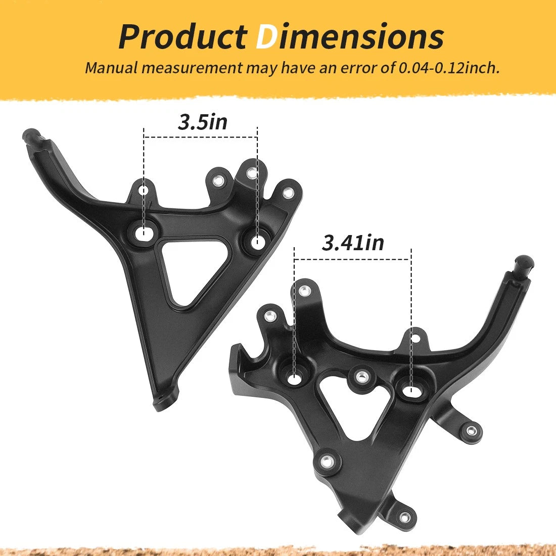 Headlight Brackets for Yamaha Raptor 700 YFM700 700R (2013–2025)