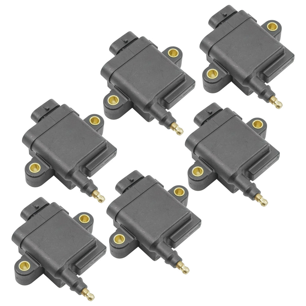 6-Pack Ignition Coils for Mercury Sport Jet 200 240 HP (200Dfi 240EFI)