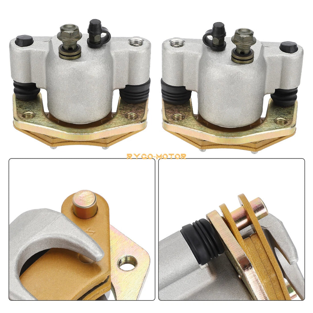 Set of 2 Brake Calipers & Pads for Polaris Predator 500 (2003–2007)
