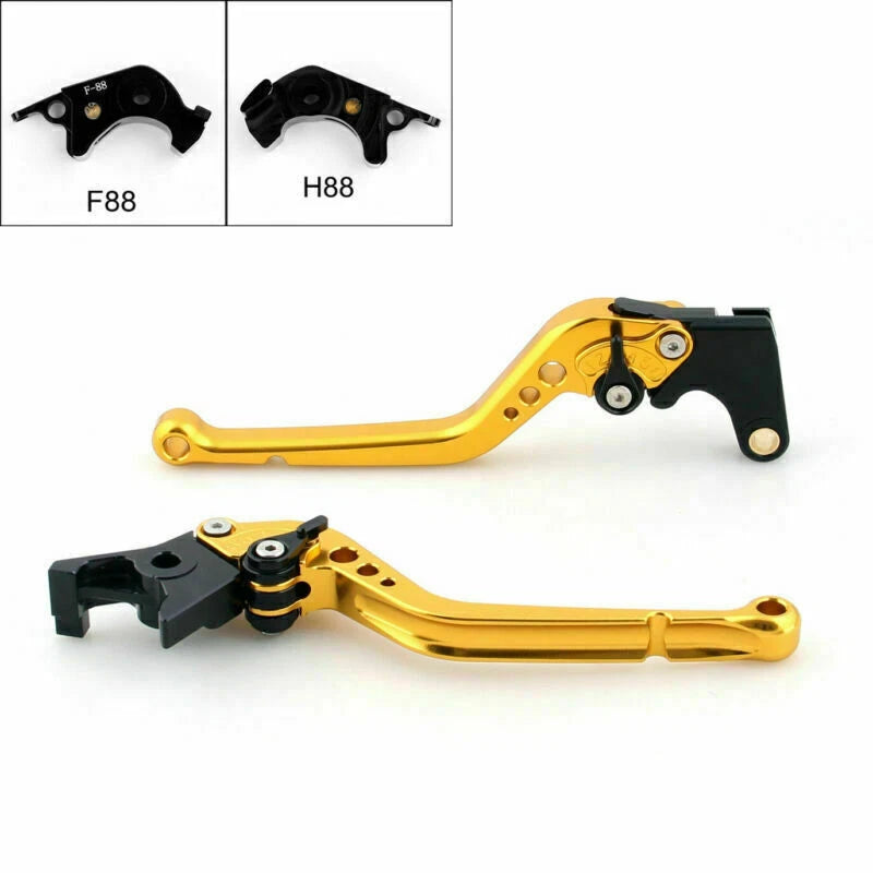 Long Brake Clutch Levers for Kawasaki ZX1400 ZX14R ZZR1400 GTR1400 Concours T9