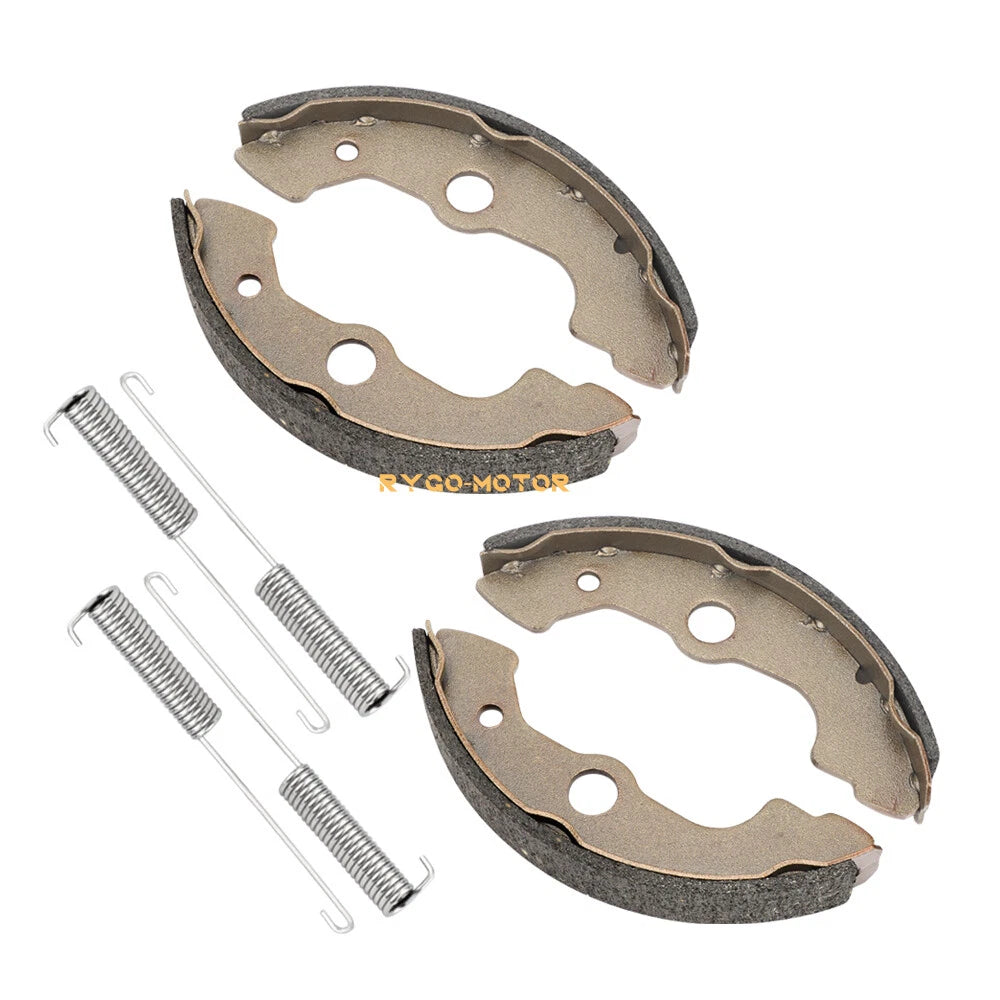 Front Brake Shoes W/Springs for Honda TRX300FW FourTrax 300 (1988–2000)
