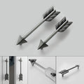 2Pcs Silver Arrow Door Pull Handle for Kitchen Cabinet (Universal)