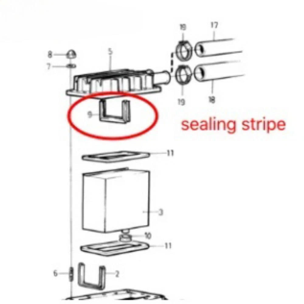 Sealing Strip for Volvo Penta AD31D-A AD41D TMD41A (847573)