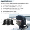 Set of 2 Trim Caps for Mercury Verado (8M0118299, S/S, 896157A01, 896158A01, 896161A02, FSM069)