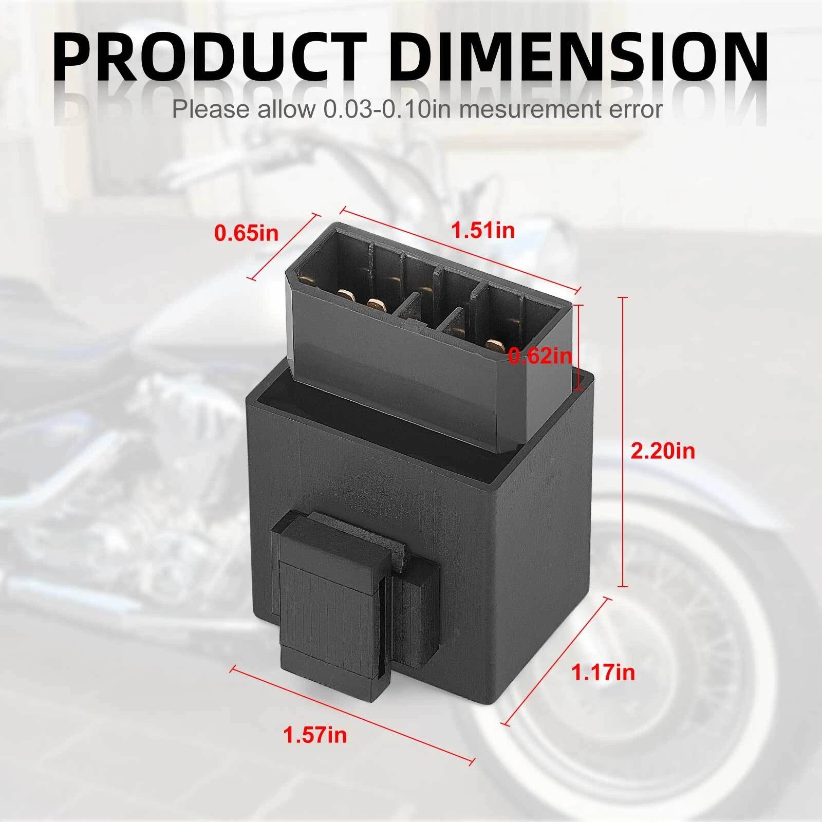 Fuel Pump Relay for Yamaha Road Star 1600, Royal Star 1300, V-Star 1100, 650