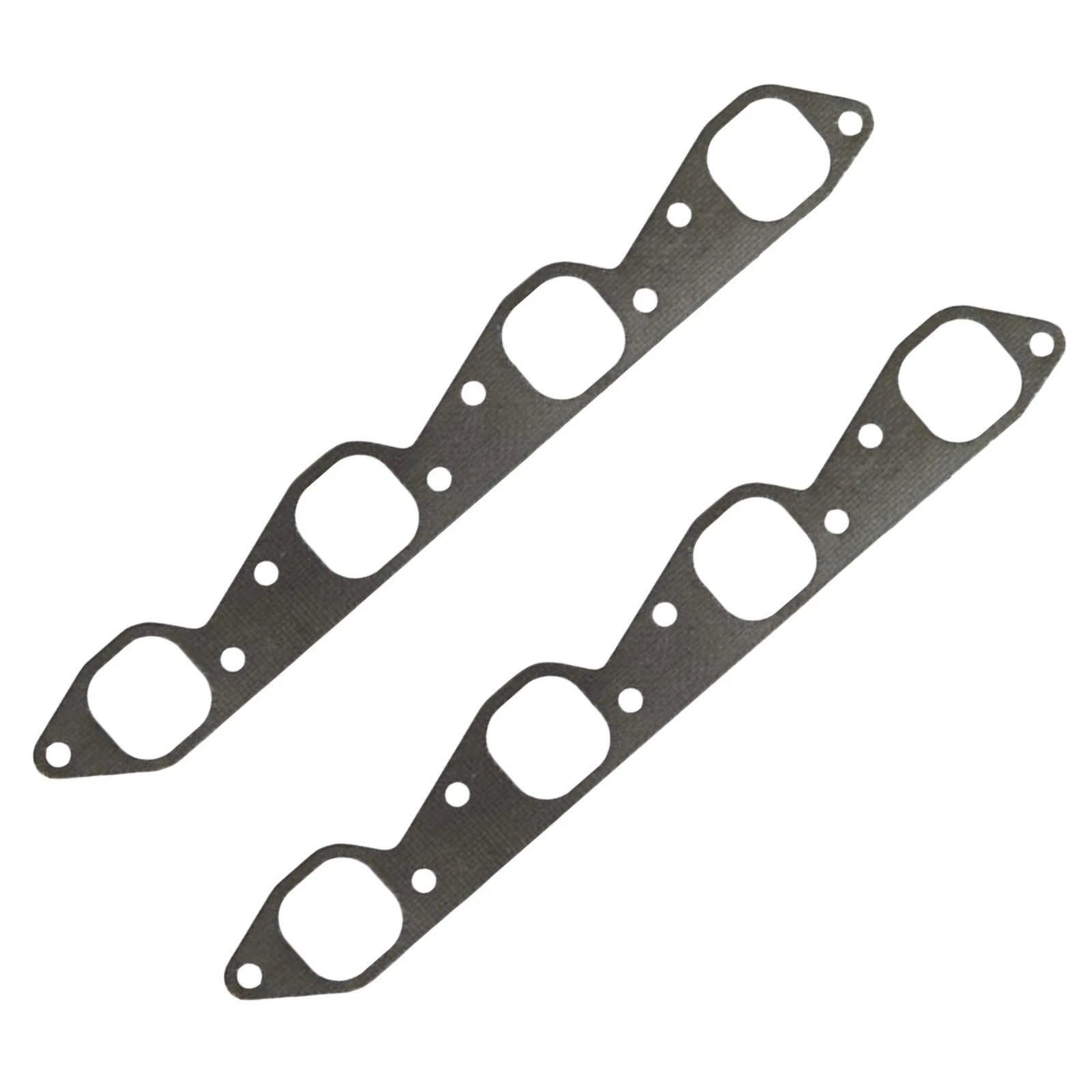 Set of 2 Exhaust Manifold Gaskets for Mercruiser OMC (27-46820, 909613, 3852472, 18-0418)