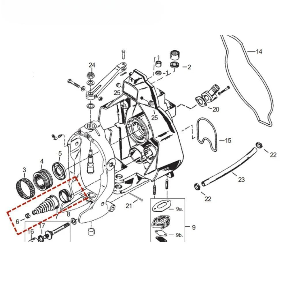 Shift Cable Bellow Kit for MerCruiser Bravo Alpha (74639A2)