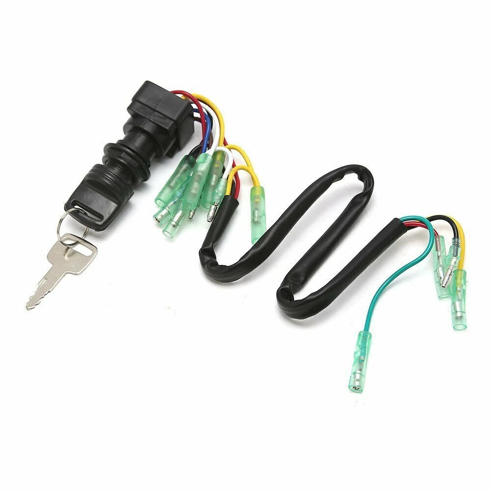 Ignition Key Switch Assembly for Yamaha Outboard Control Box (703-82510-43-00)