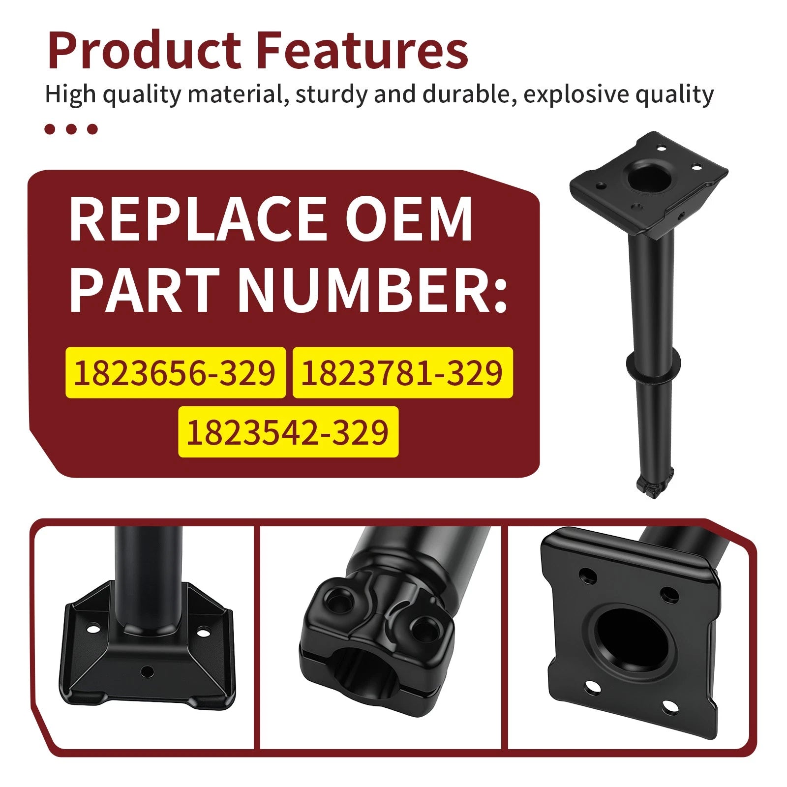 Steering Post Shaft Stem 1823656-329 for Polaris Sportsman 850 Touring (2010–2025)