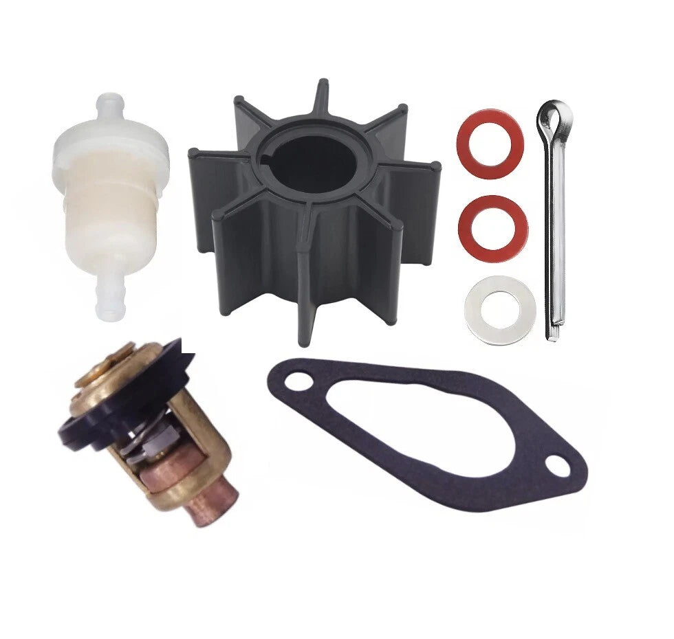 Outboard Maintenance Kit for Mercury Mariner 10HP 15HP 20HP (2 Cyl) 8M0120838
