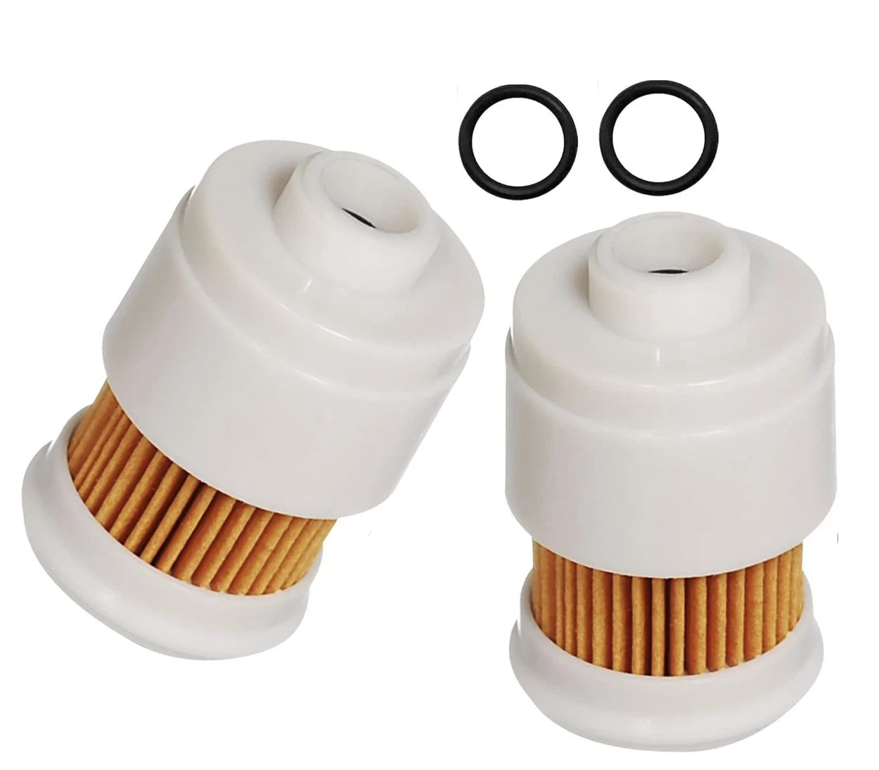 2Pcs Short Fuel Filter for Yamaha Outboard Motor (150-250 Hp) Replaces 68F-24563-00-00