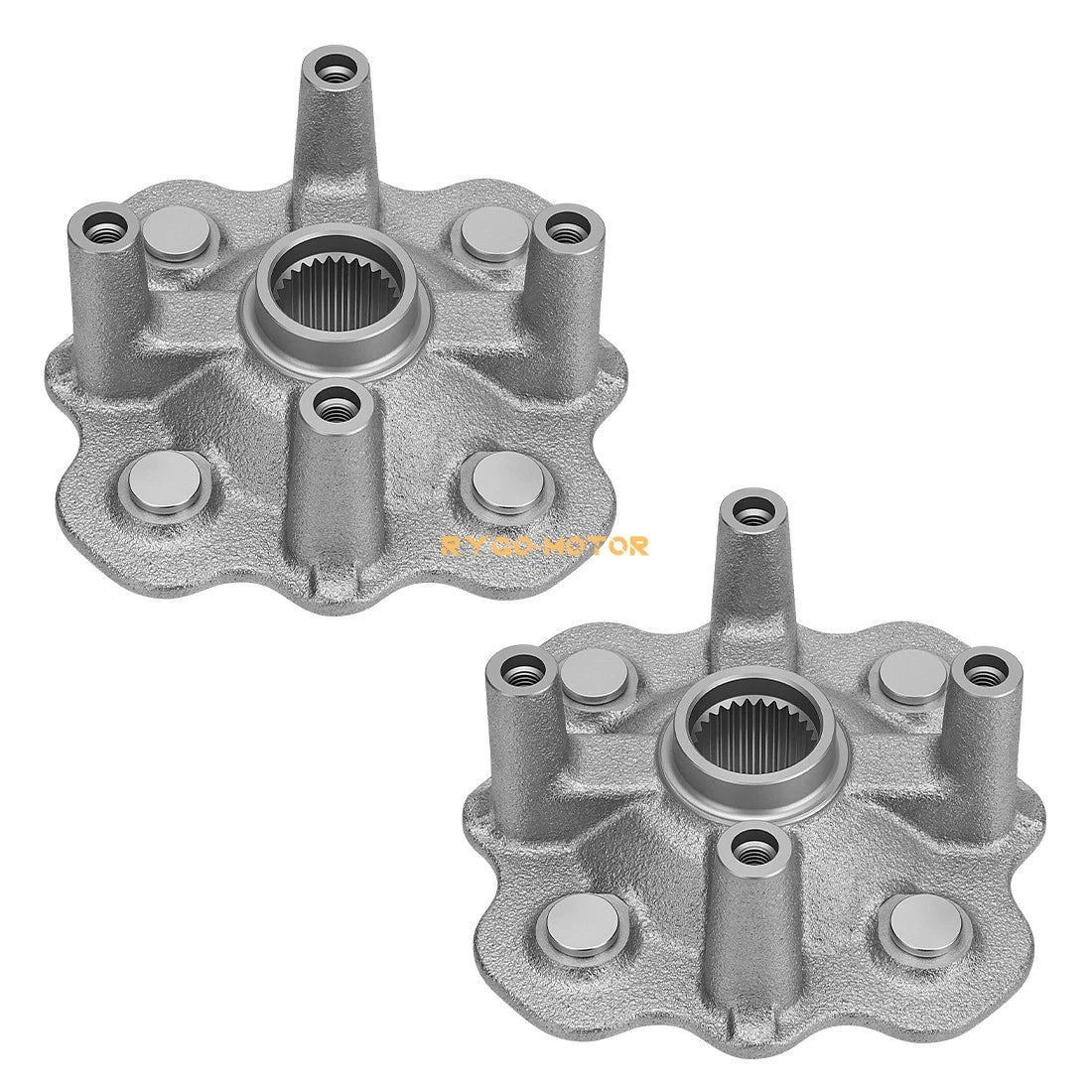 Set of 2 Front Wheel Hubs for Yamaha Grizzly 350 400 450 Big Bear 400 (2007–2012)