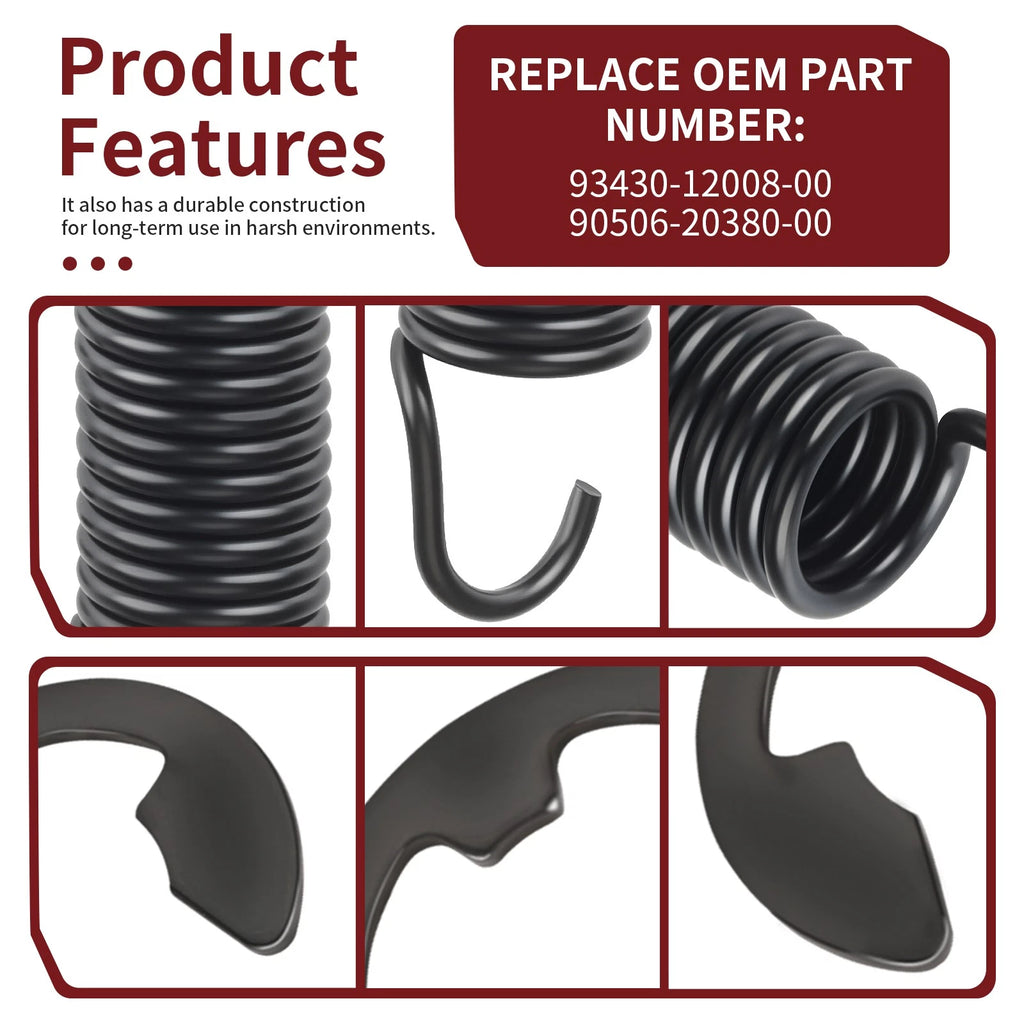 Rear Brake Pedal Spring Tension & Circlip for Yamaha Blaster YFS200 (2003–2006)