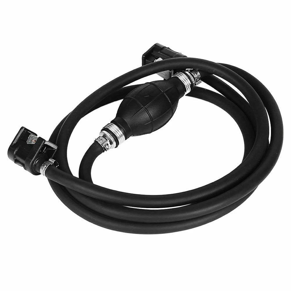 Fuel Gas Hose Line Assembly with Primer Bulb for Marine Outboard (8mm, 5/16")