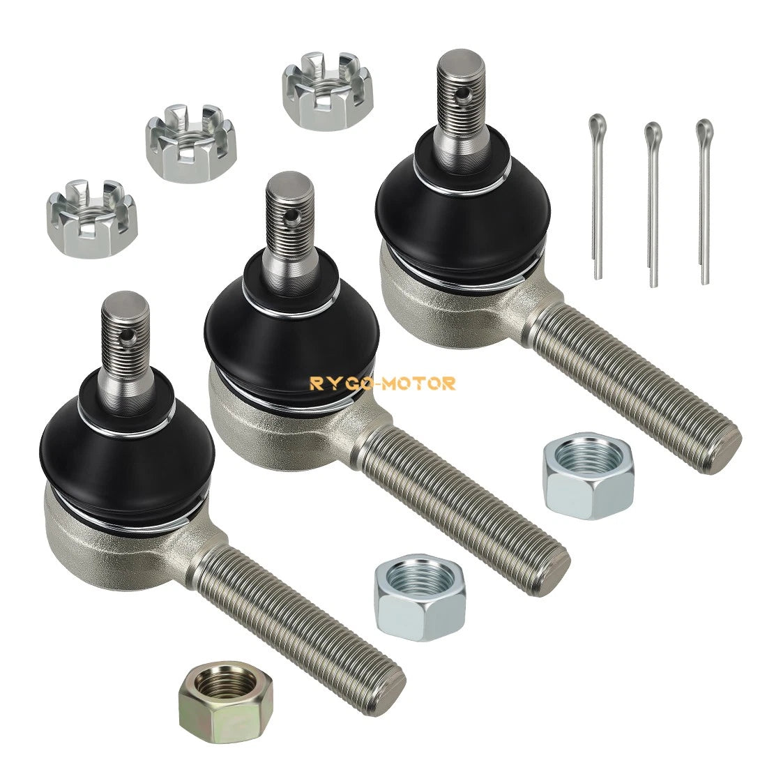 Set of 2 Steering Tie Rod Ends for Club Car DS Golf Cart (1976–2008) 7539 7540