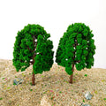 10Pcs Model Trees for Train Railroad HO OO Scale