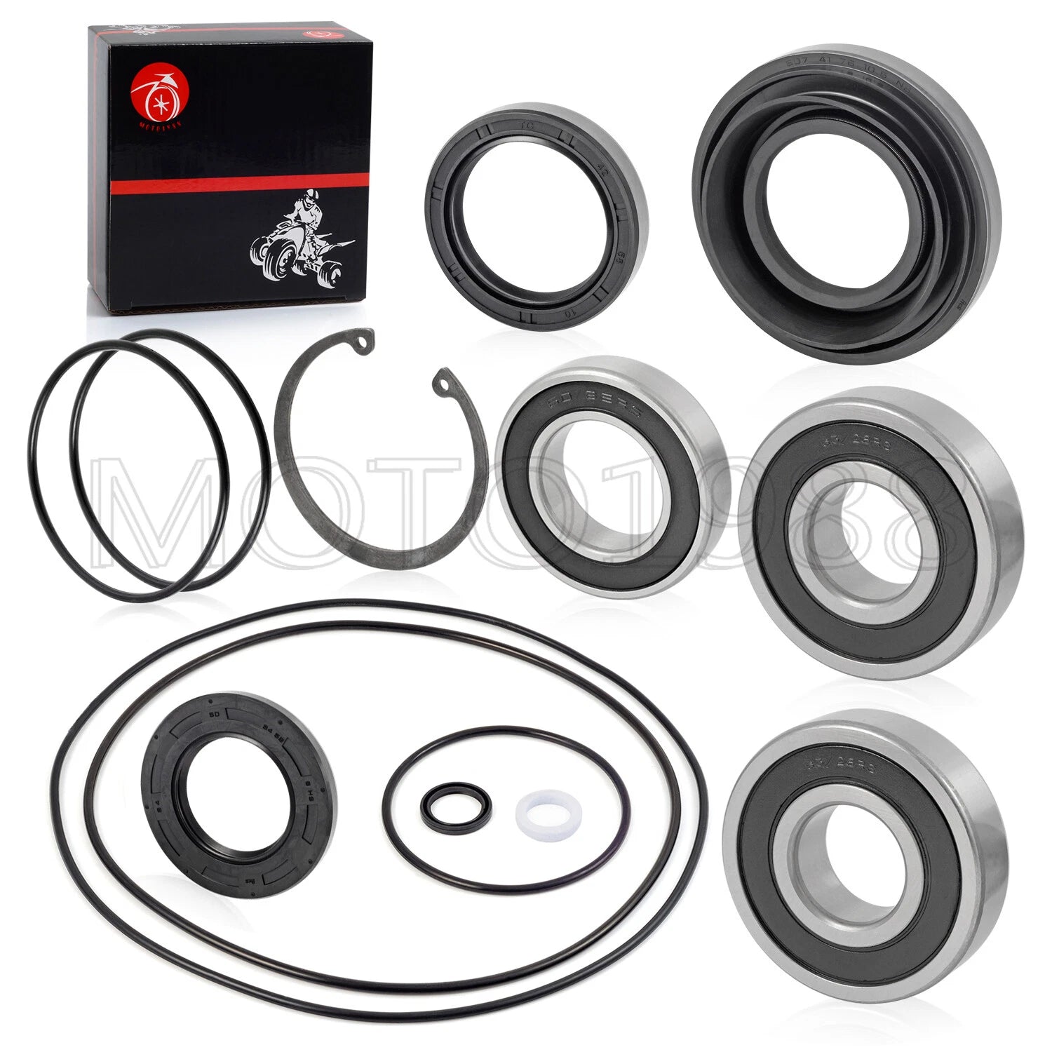Rear Axle Wheel Seal Bearing Kit for Honda Foreman TRX450 TRX500 (2000–2023)