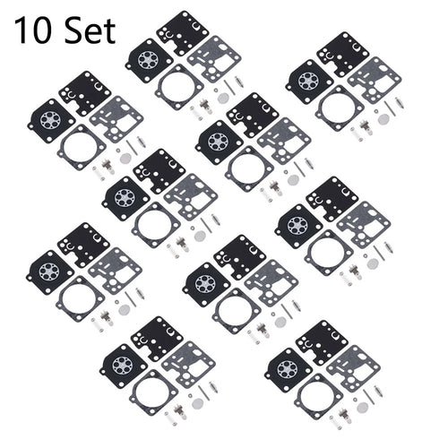 10x Carburetor Gasket Kit for Echo SRM-225 PB-251 (Zama RB-123 RB-188)