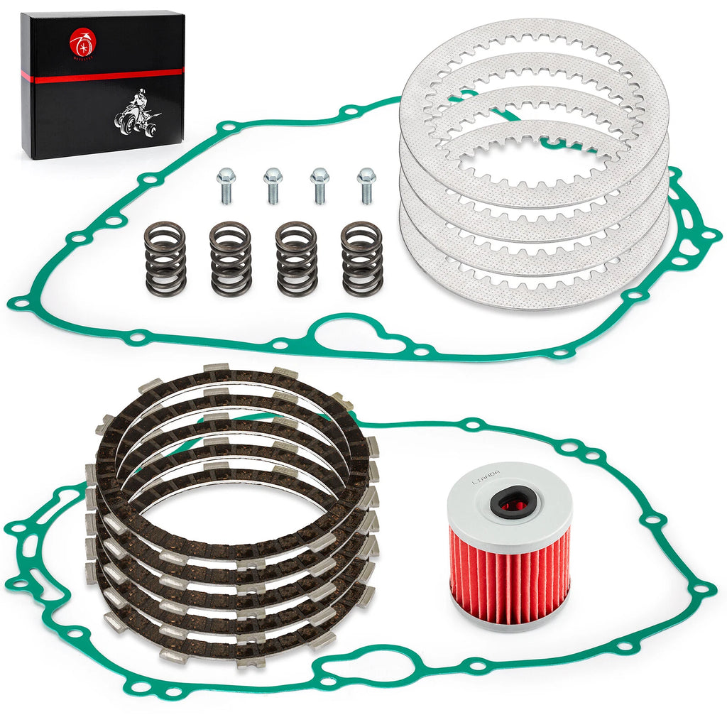 Clutch Friction Plates & Gasket Kit for Kawasaki Bayou KLF300, Lakota KEF300
