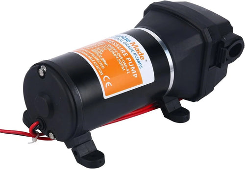 12V Water Pressure Diaphragm Pump 40 PSI 4.5 GPM for Boat RV