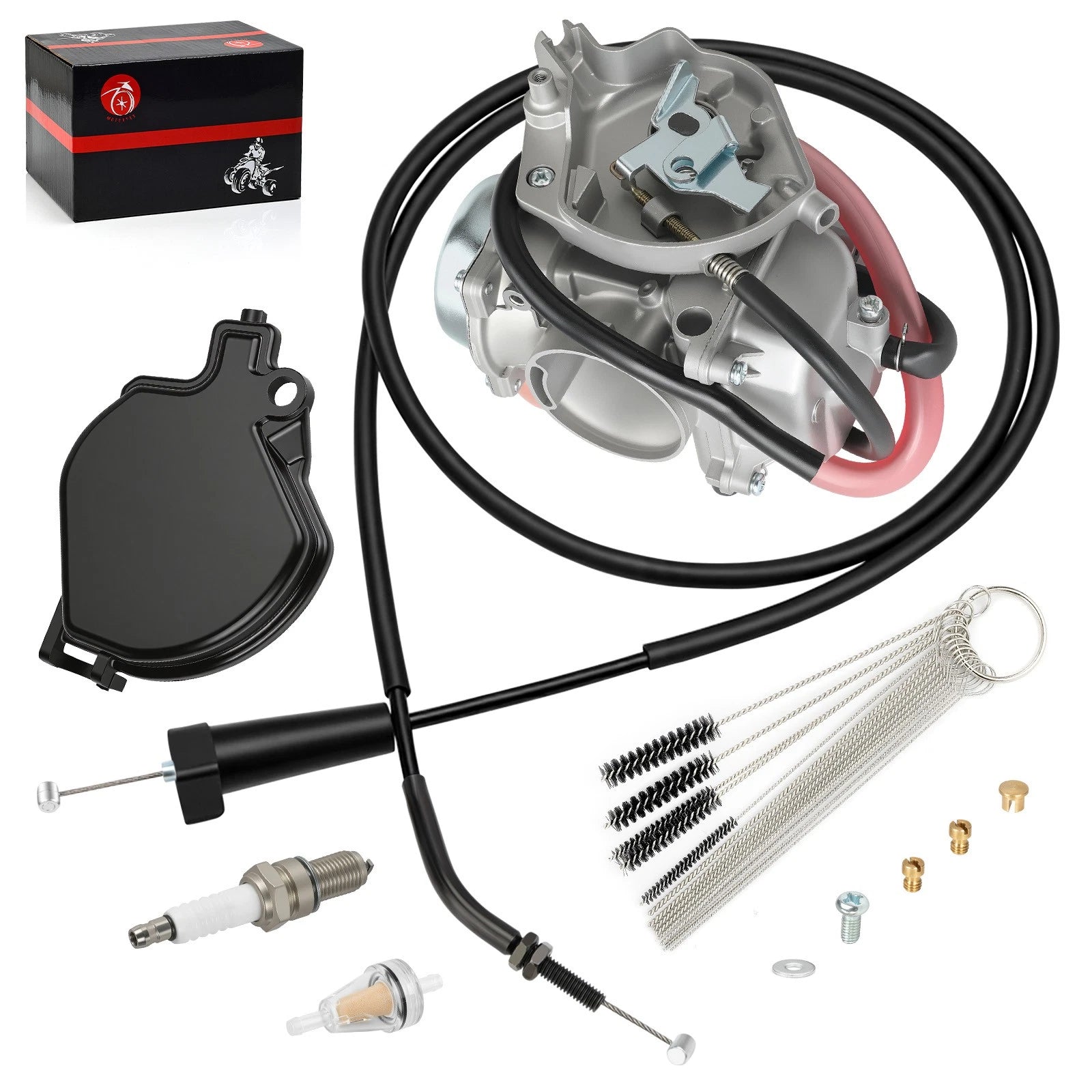 Carburetor Fuel Filter w/Cable for Arctic Cat 250 300 (2000–2009) 0470-448 0470-387 0487-019