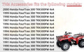 Front Wheel Bearing & Dust Seal for Honda Rancher 400 420 TRX420 (2004–2014)