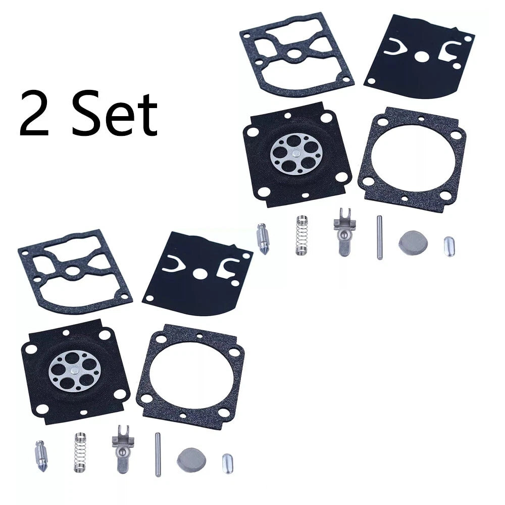 Set of 2 Carburetor Repair Kits for STIHL BG66 BG86 Zama RB-155 RB-164