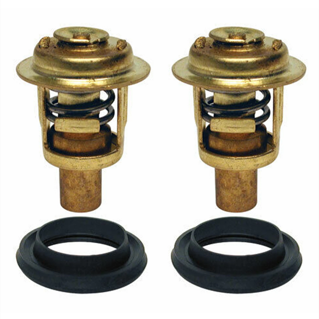 Thermostat Kit 2X for Johnson Evinrude Outboard (508626, 434841, 393659, 18-3543)