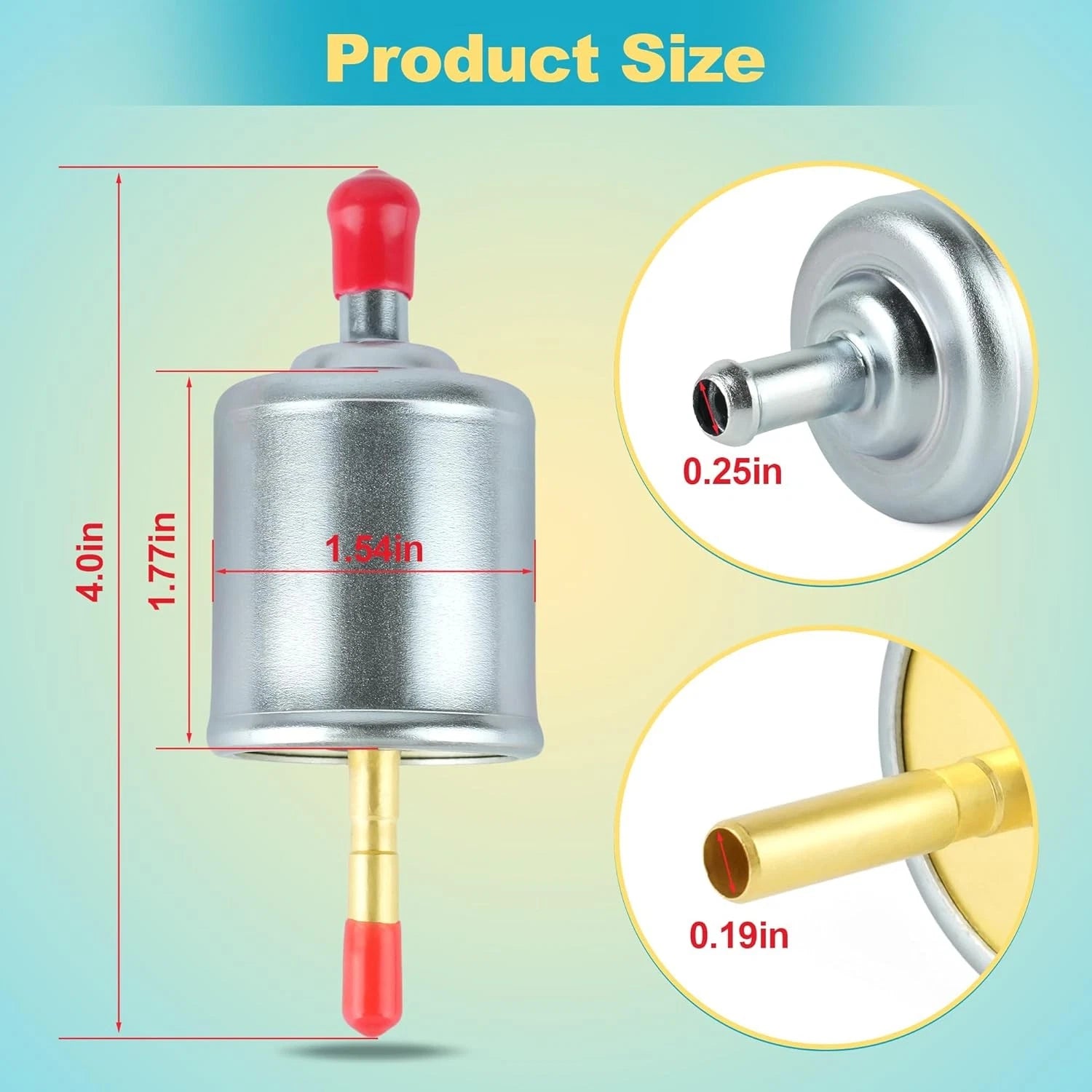 HPDI fuel filter for Yamaha 150-300 Hp (2000–2014) 60V-24251-01-00 68F-24251-00