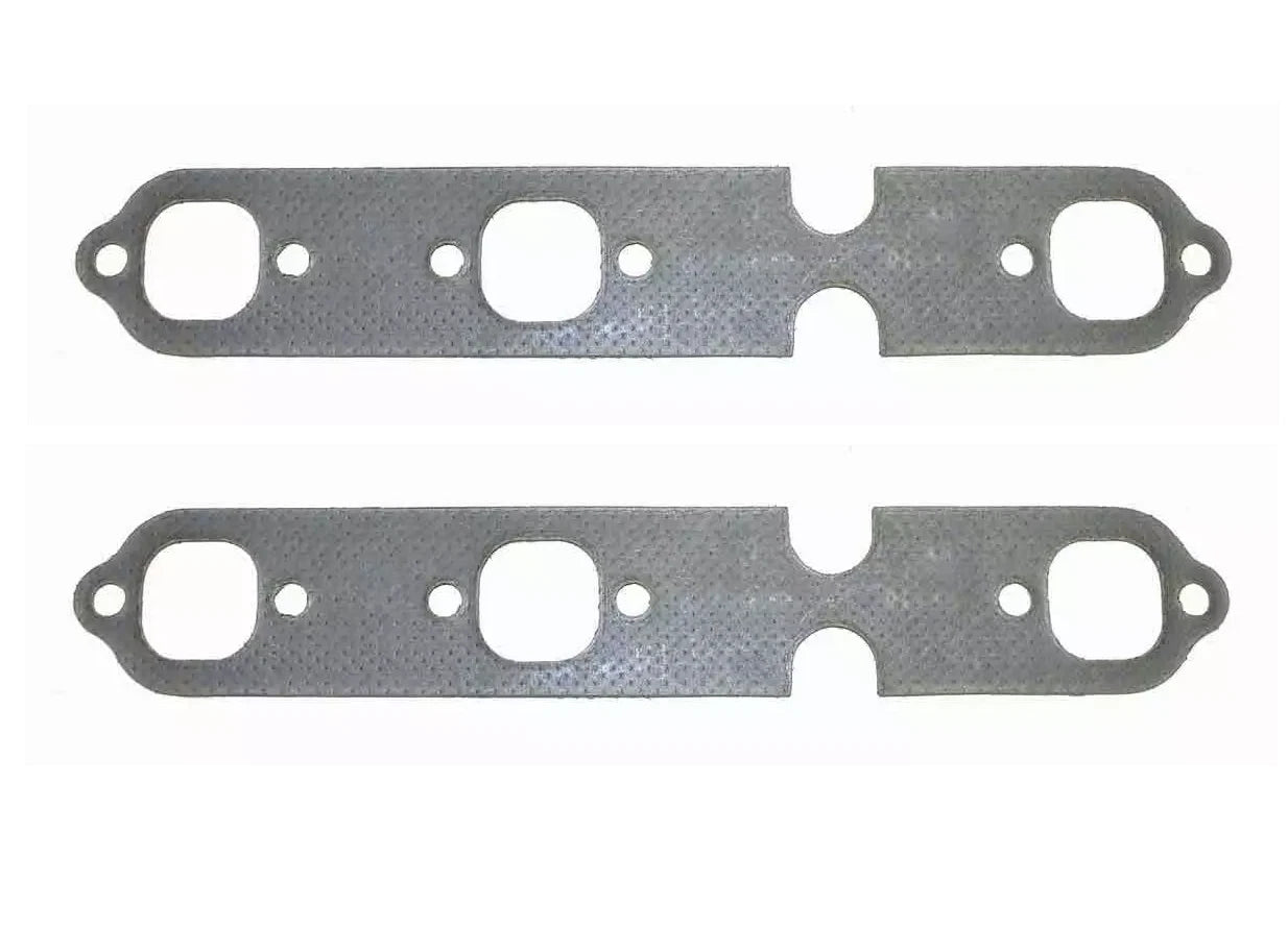 2Pcs Exhaust Manifold Gasket for Mercruiser / OMC Volvo V-6 4.3L