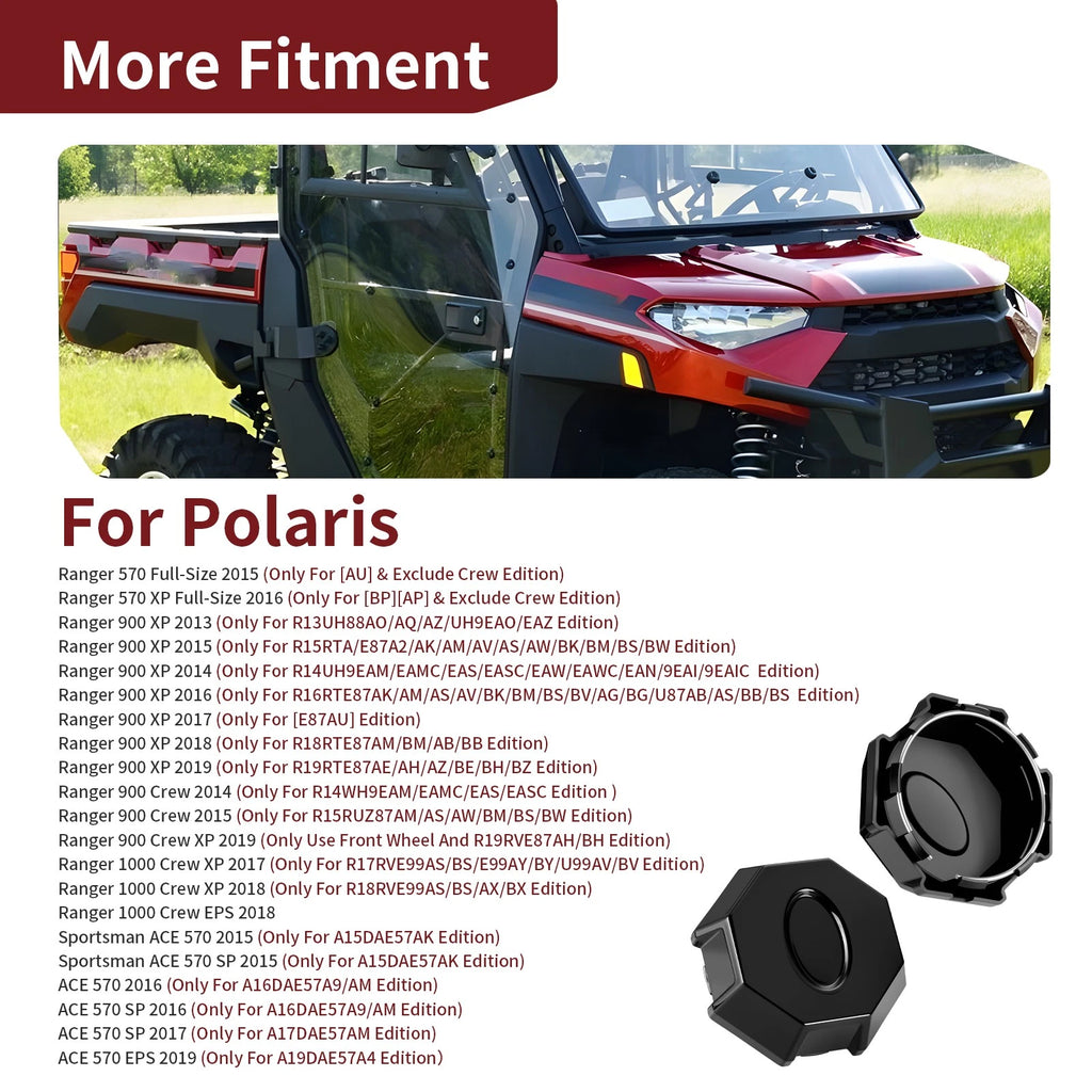2X Wheel Rim Cap for Polaris Ranger Crew XP 900 (2019) 1521954-067