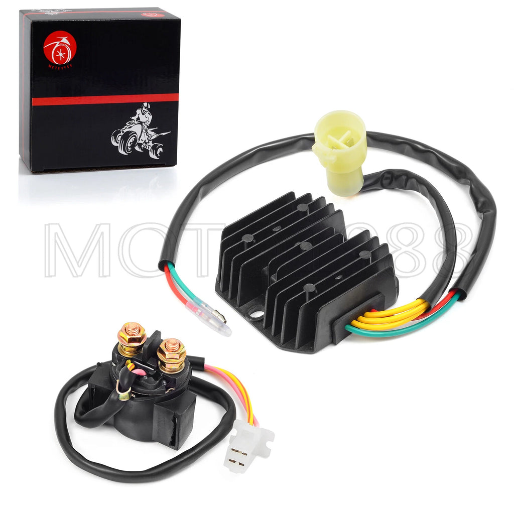 Regulator & Starter Relay Solenoid for Honda Fourtrax TRX300 TRX300FW (1993–2000)