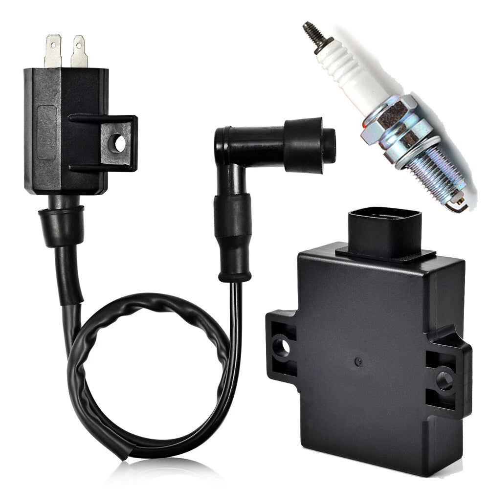 Ignition Coil Spark Plug CDI for Kawasaki Bayou 250 (1990–2004)